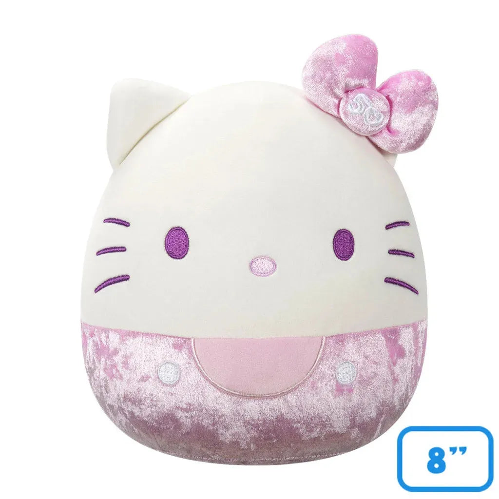 Hello Kitty 50th Anniversary Velvet Squishmallow 8 Inch Purple