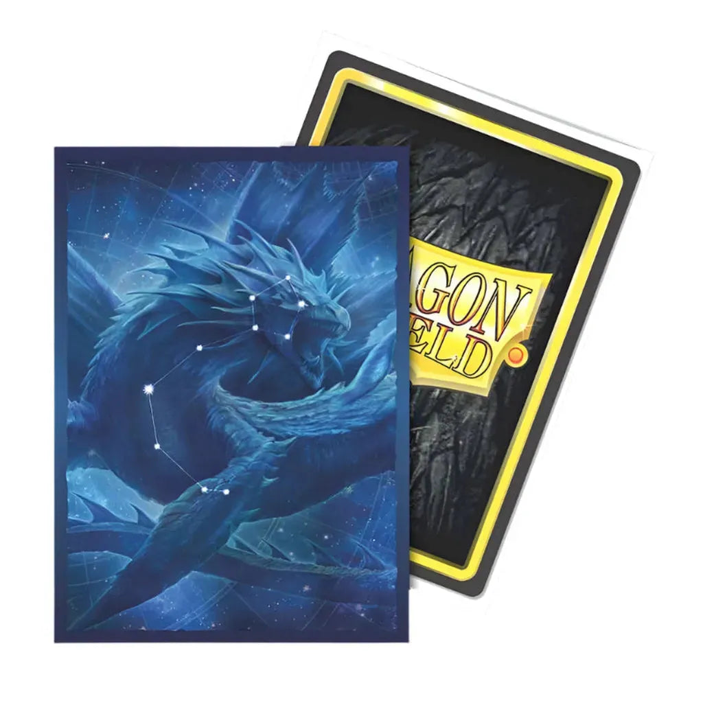 Premium Dragon Shield Sleeves featuring Drasmorx constellation artwork