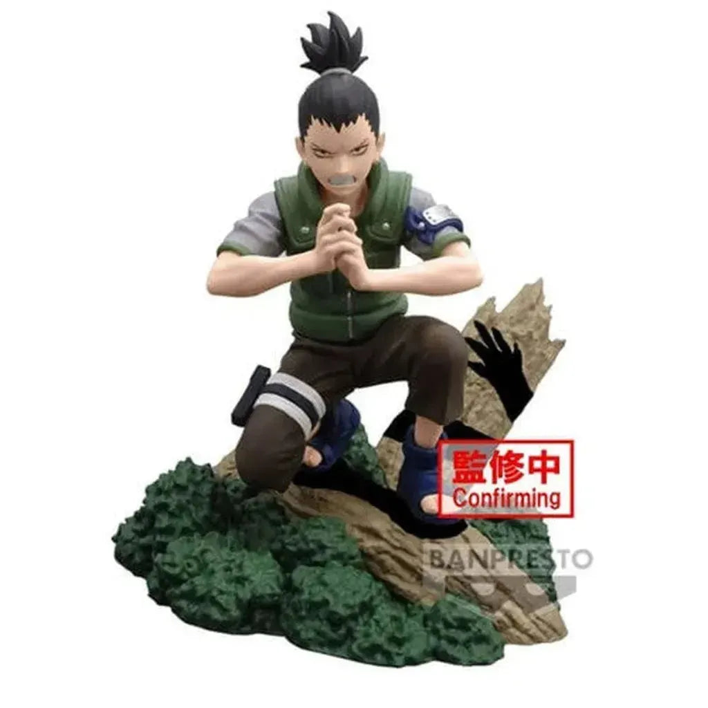 Shikamaru collectible figure in iconic pose from Naruto series