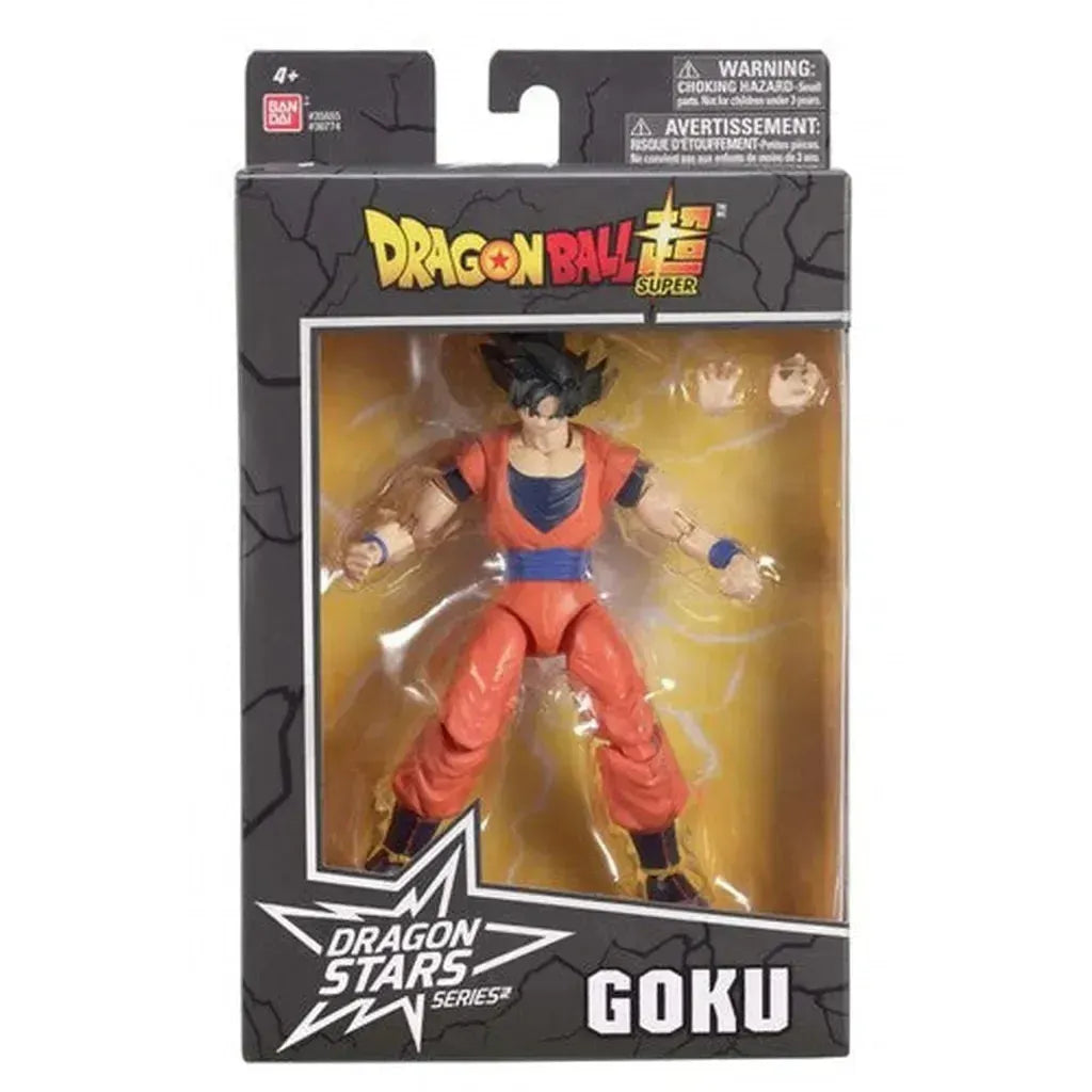 Detailed Goku action figure from Dragon Ball series with poseability