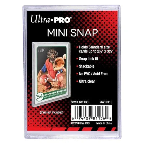 ultra-pro-up81136-mini-snap-clear-card-holder-pokemon-magic-one-piece