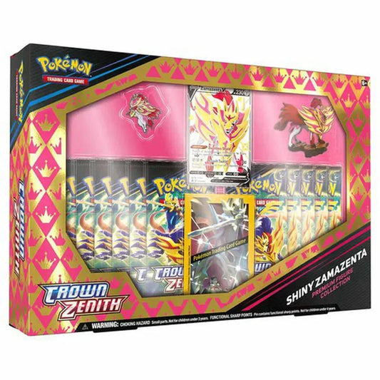 Pokemon TCG - Crown Zenith Shiny Zacian/Zamazenta Figure Box