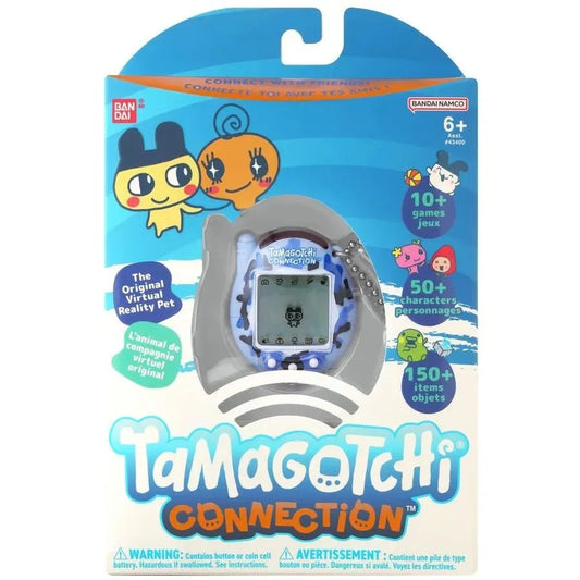 Tamagotchi Connection Wild Blue device close-up