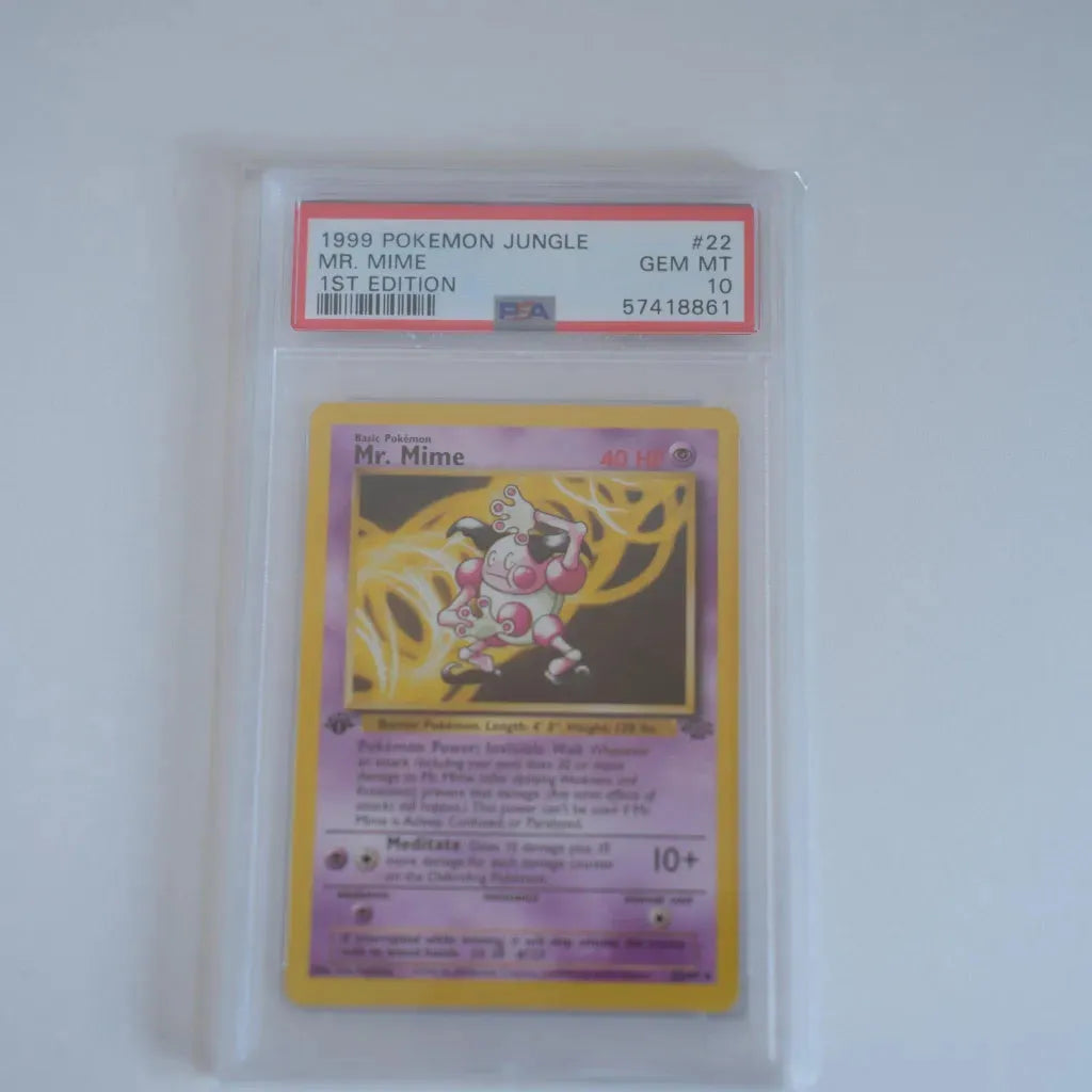 Pokémon - 1st Edition Mr. Mime Non Holo (PSA 10)