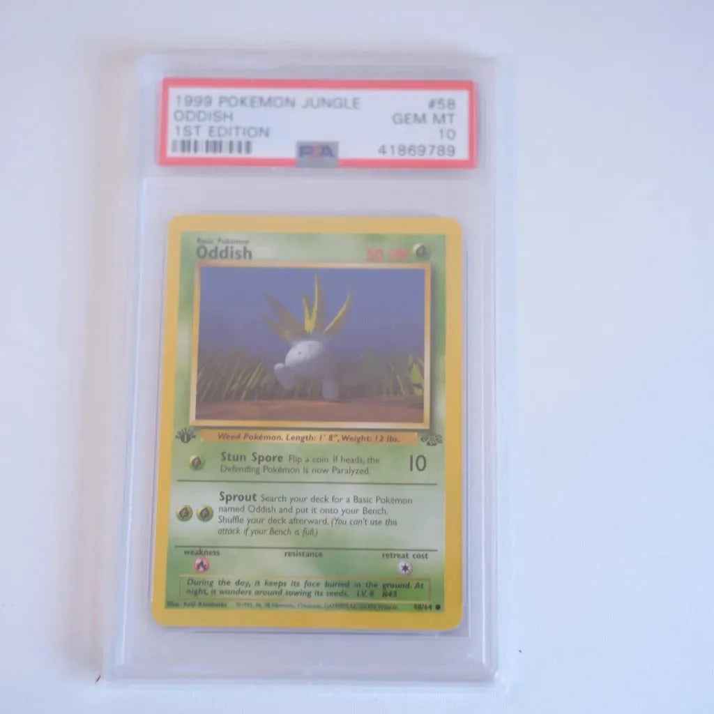 Pokémon - 1st Edition Oddish (PSA 10)