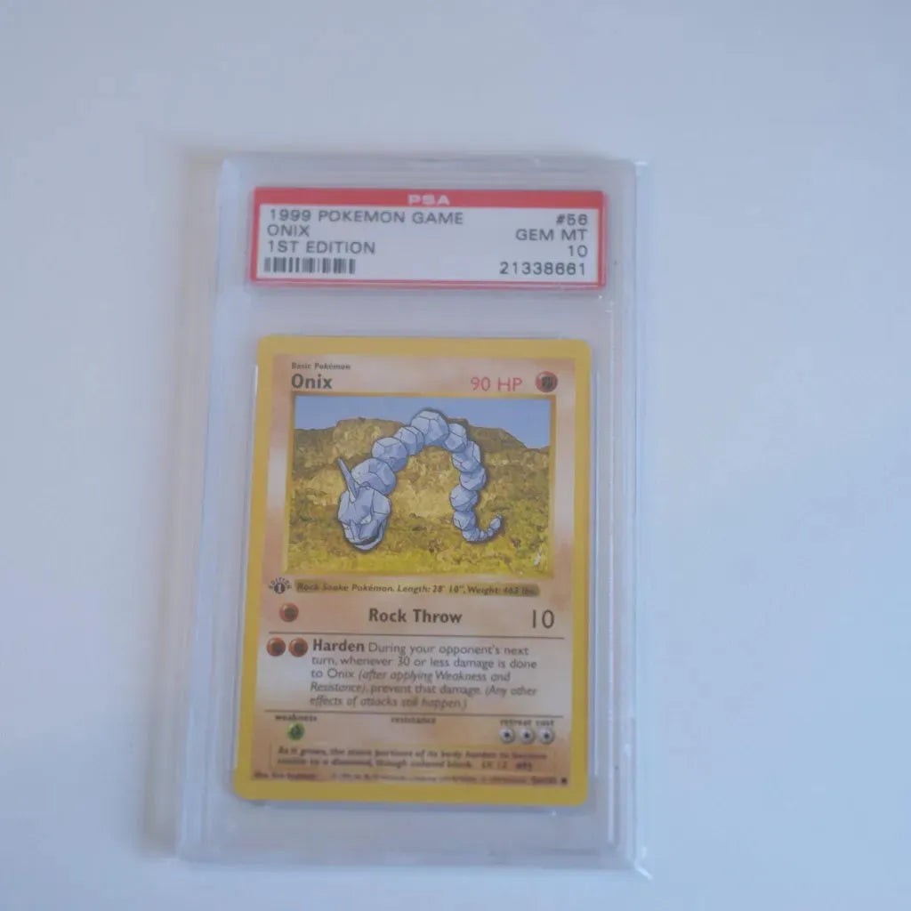 Pokémon - 1st Edition Shadowless Onix(PSA 10)