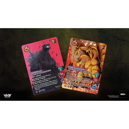 UniVersus Challenger Series Godzilla deck featuring Godzilla and Mothra