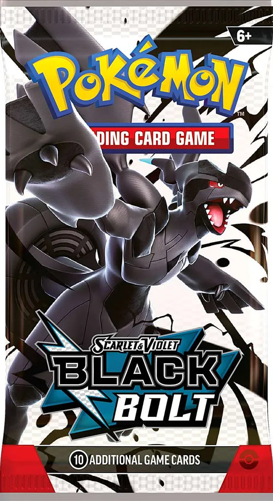 Pokémon TCG Scarlet & Violet Black Bolt Booster Pack featuring Zekrom