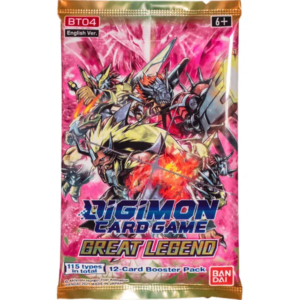Digimon Card Game Series 04 Great Legend - Trading Card Game-TCG-Bandai-Single Pack-