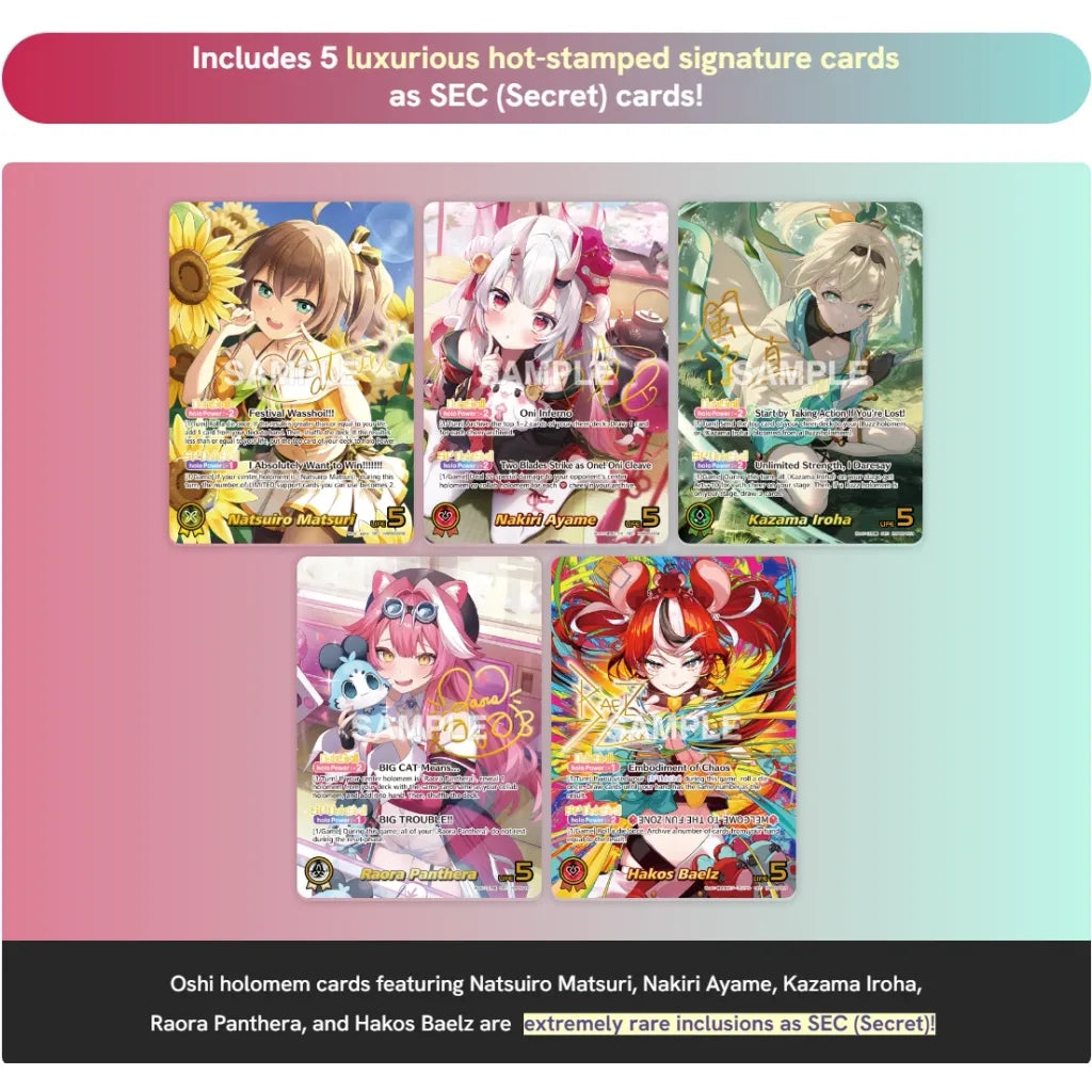 Hololive OFFICIAL CARD GAME - Ayakashi Vermilion (hBP06e) Booster Box - Trading Card Game (ENGLISH)