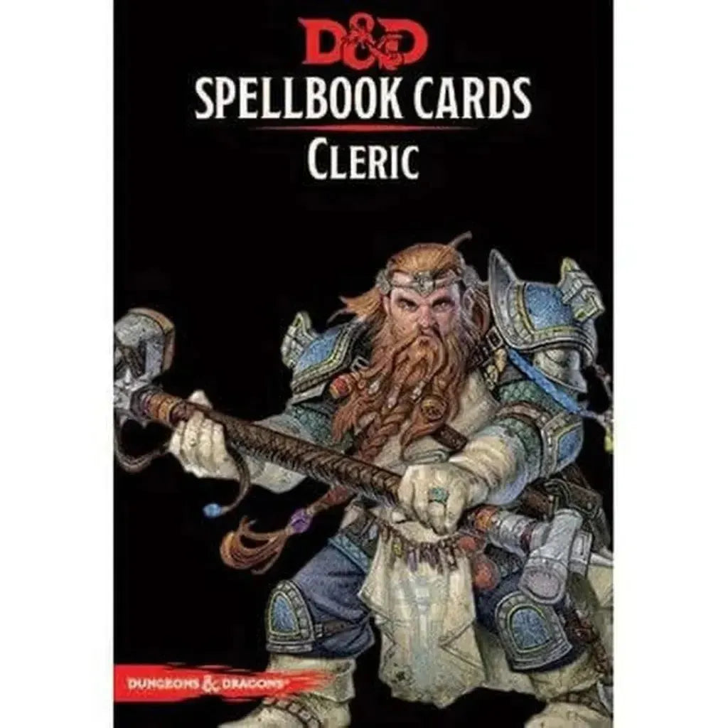 D&D Spellbook Cards Cleric Deck (149 Cards) Revised 2017 Edition-Tabletop RPG-Wizards of the Coast-
