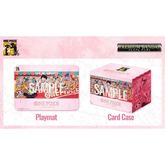 One Piece Card Game Playmat and Card Case Set 25th Edition - Trading Card Game-TCG-Bandai-