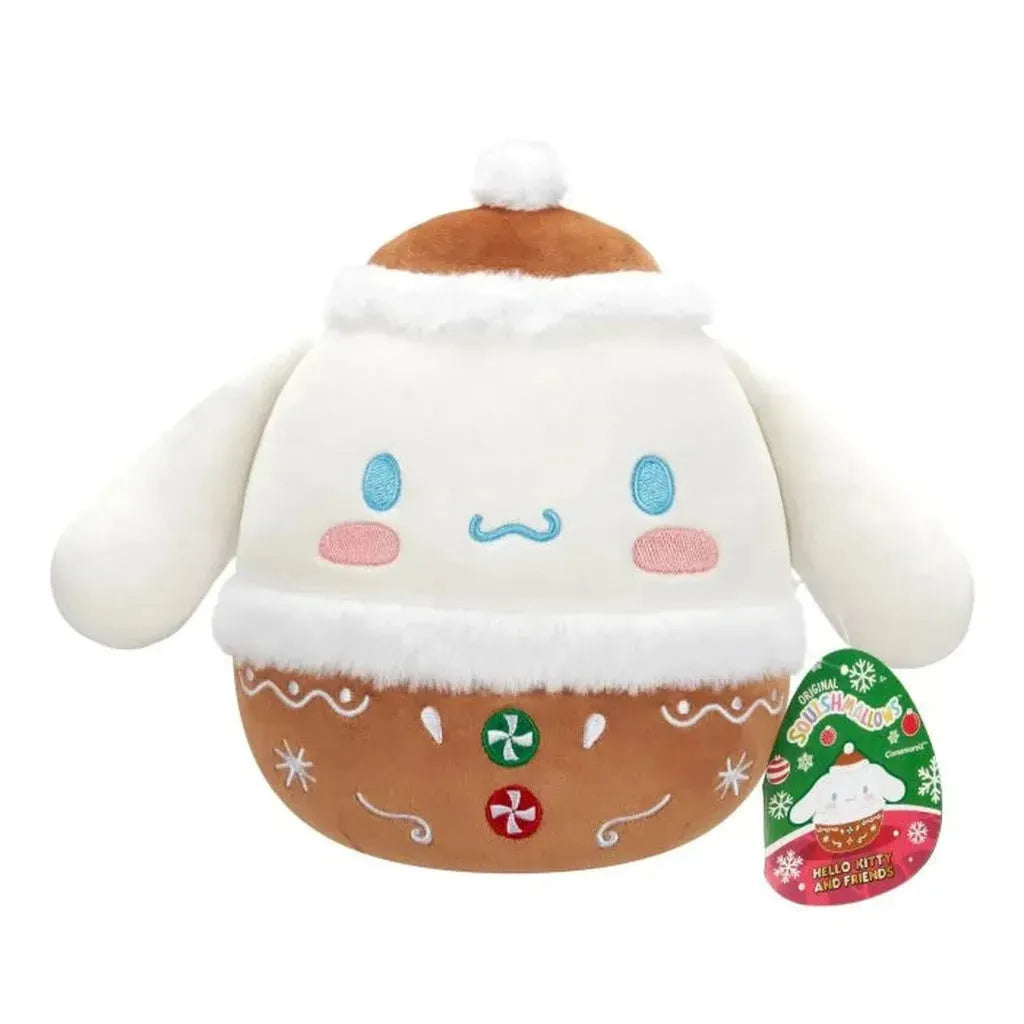 Squishmallows Sanrio Cinnamonroll Gingerbread Holiday 8-inch plush