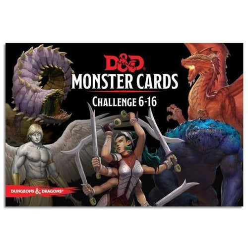 D&D Spellbook Cards Monster Challenge Deck 6-16-Tabletop RPG-Wizards of the Coast-
