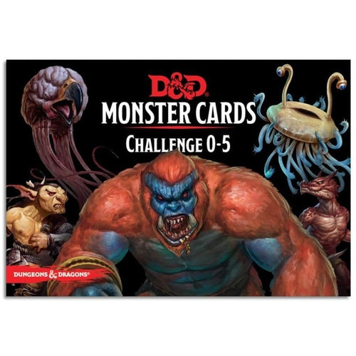D&D Spellbook Cards Monster Challenge Deck 0-5-Tabletop RPG-Wizards of the Coast-