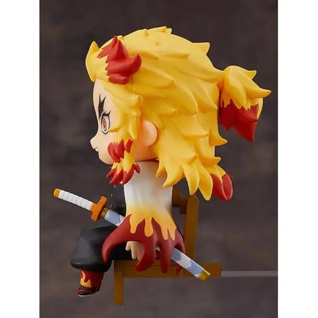 Demon Slayer: Kimetsu no Yaiba Kyojuro Rengoku Nendoroid Swacchao! Sitting Figure-Figure-Good Smile Company-