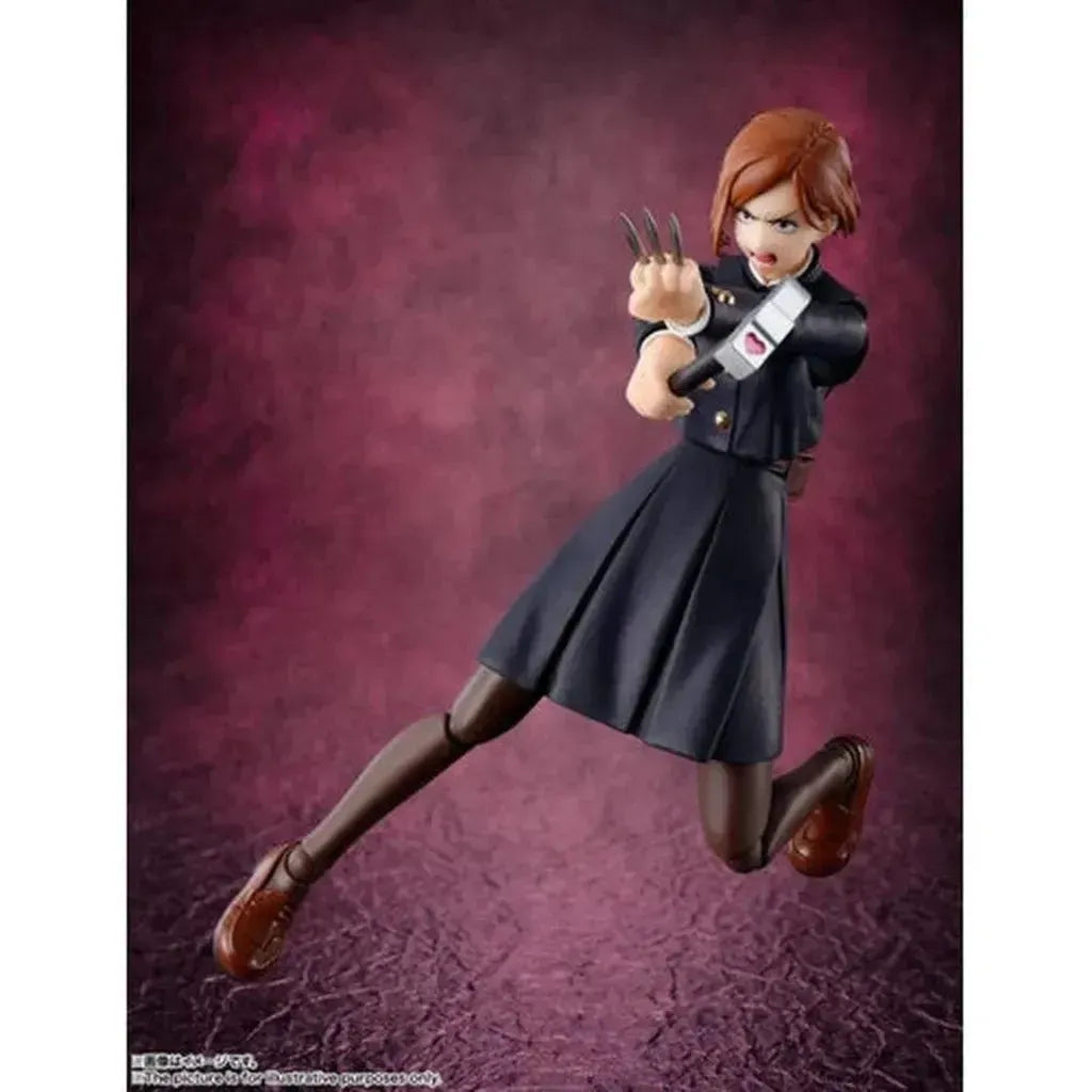 Tamashii NationsFigure"I am Nobara Kugisaki!"
From the smash hit "Jujutsu Kaisen" series, the steely Nobara Kugisaki joins S.H.Figuarts! Accessories let you re-create your favorite scenesS.H. Figuarts Nobara Kugisaki