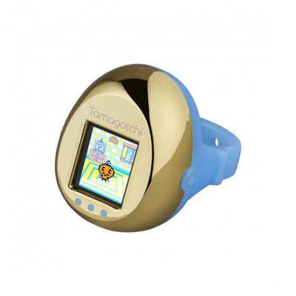 Tamagotchi Pico Ring -  Aurora White X Pink | Gold X Light Blue | Silver X Black - Virtual Pet [Pre-Order]