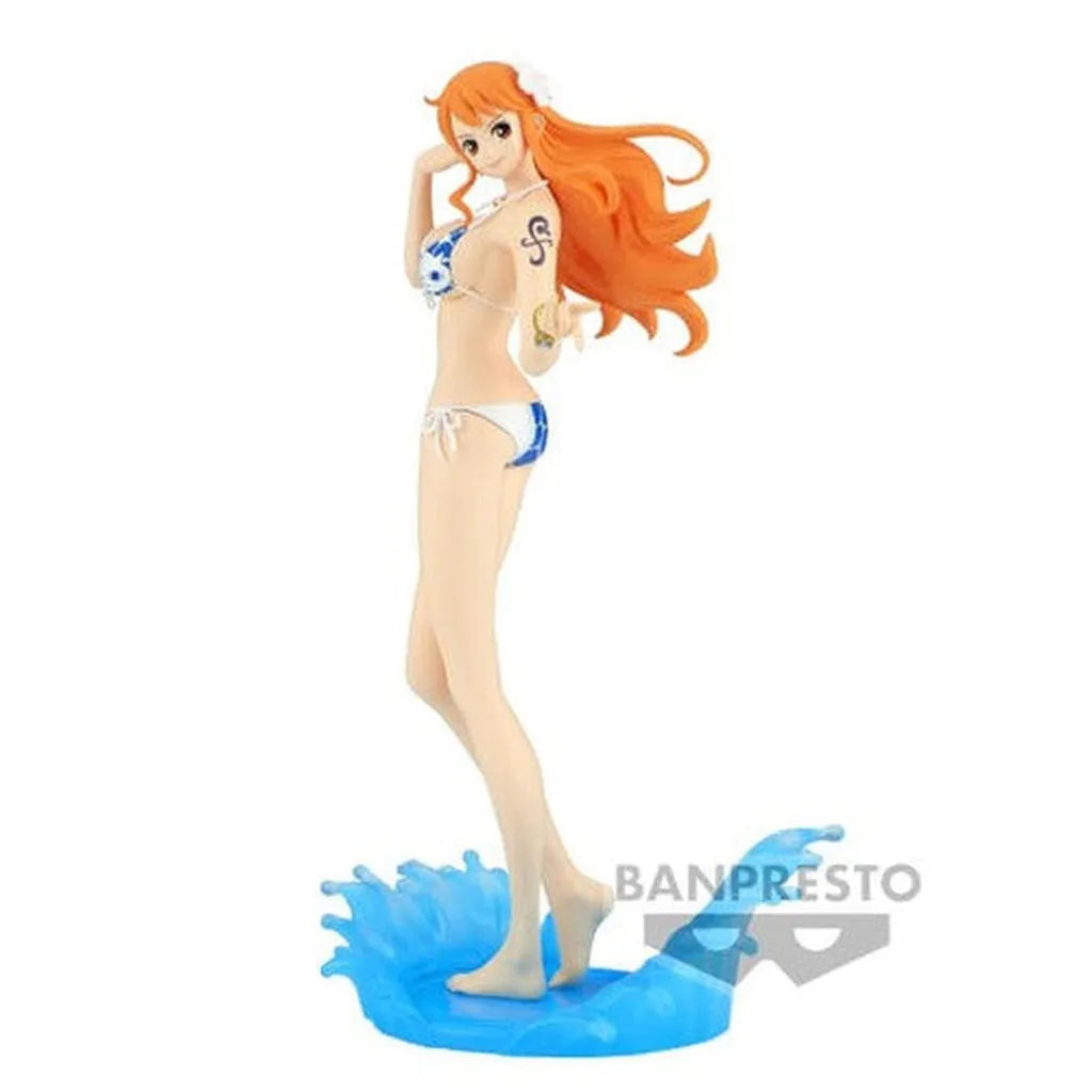 Detailed Nami collectible from One Piece Glitter &amp; Glamours Splash Style