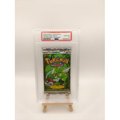 Pokémon - Scyther Art Booster Pack WOTC Jungle Set (PSA 10)