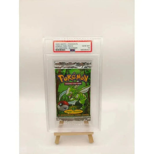 Pokémon - Scyther Art Booster Pack WOTC Jungle Set (PSA 10)
