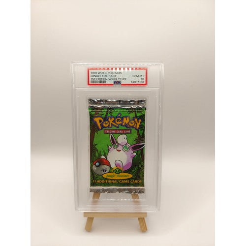 Pokémon - Wigglytuff Art Booster Pack WOTC Jungle Set (PSA 10)
