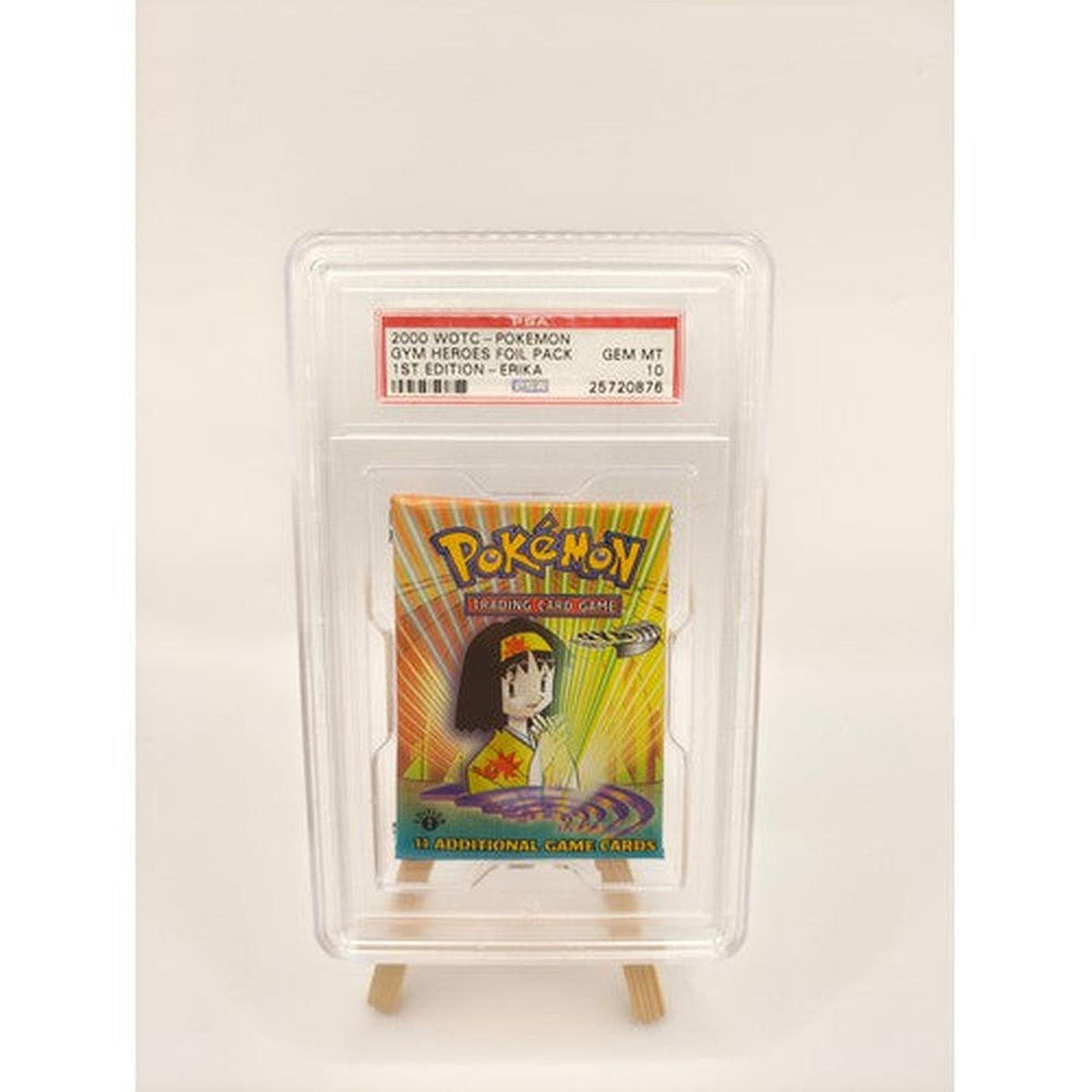 Pokémon - Erika Art Booster Pack WOTC Gym Heroes (PSA 10)