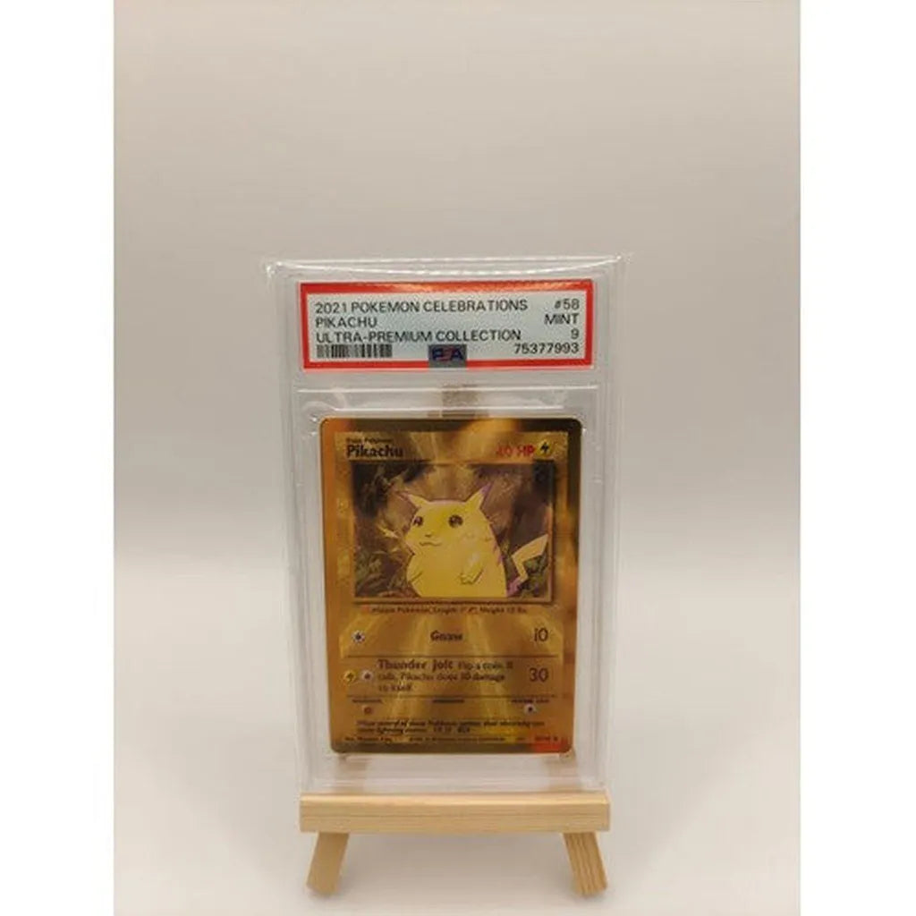 Pokémon - Pikachu (PSA 9) Gold Metal