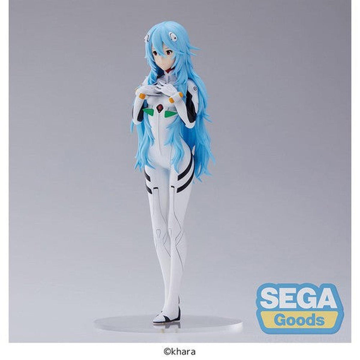 Evangelion: 3.0+1.0 Thrice Upon a Time - Rei Ayanami Long Hair Version Super Premium Statue