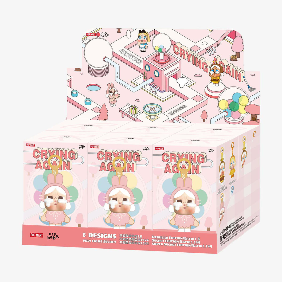 Blind Box Plush CRYBABY Crying Again Series POP MART