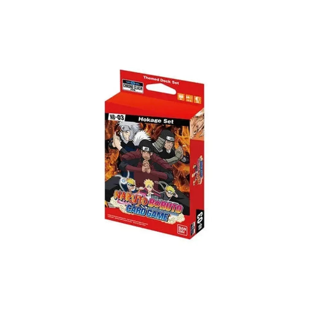 Naruto Boruto Expansion Deck Hokage Set Chrono Clash System - Trading Card Game-TCG-Bandai-