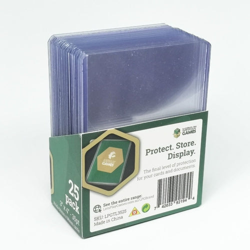 Top Loaded Card Protector 3&quot;x4&quot; 35pt (25)