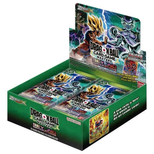 Dragon Ball Super Card Game Masters - Zenkai Series EX Set 07 Beyond Generations [B24] - Sealed Case & Booster Box - Trading Card Game