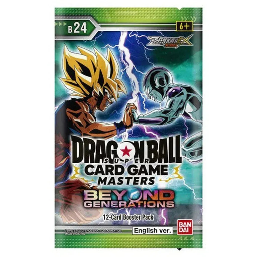 Dragon Ball Super Card Game Masters - Zenkai Series EX Set 07 Beyond Generations [B24] - Sealed Case & Booster Box - Trading Card Game