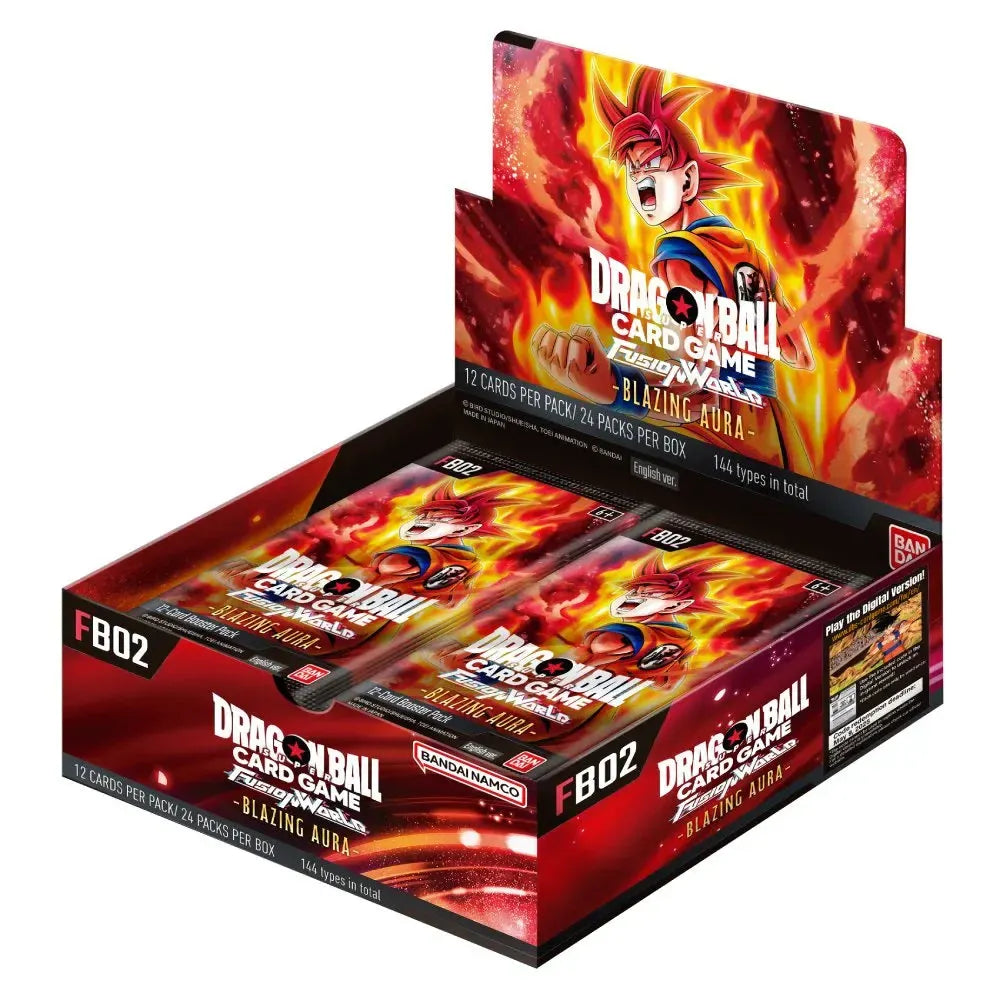Dragon Ball Super Card Game - Fusion World Blazing Aura Booster Box [FB02] - Trading Card Game