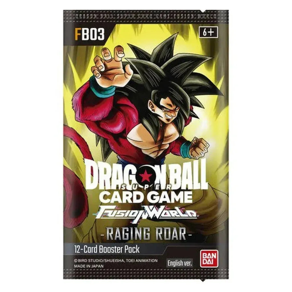 Dragon Ball Super Card Game: Fusion World – Booster Box - Raging Roar [FB03] - Trading Card Game