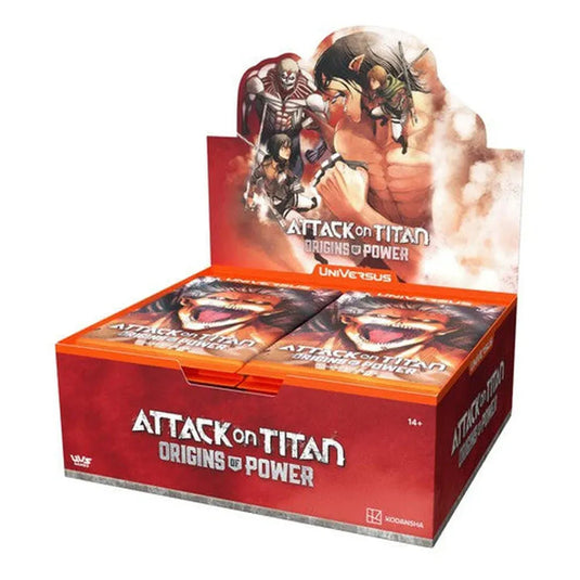 Image UniVersus - Attack on Titan: Origins of Power Booster Box - Trading Card Game