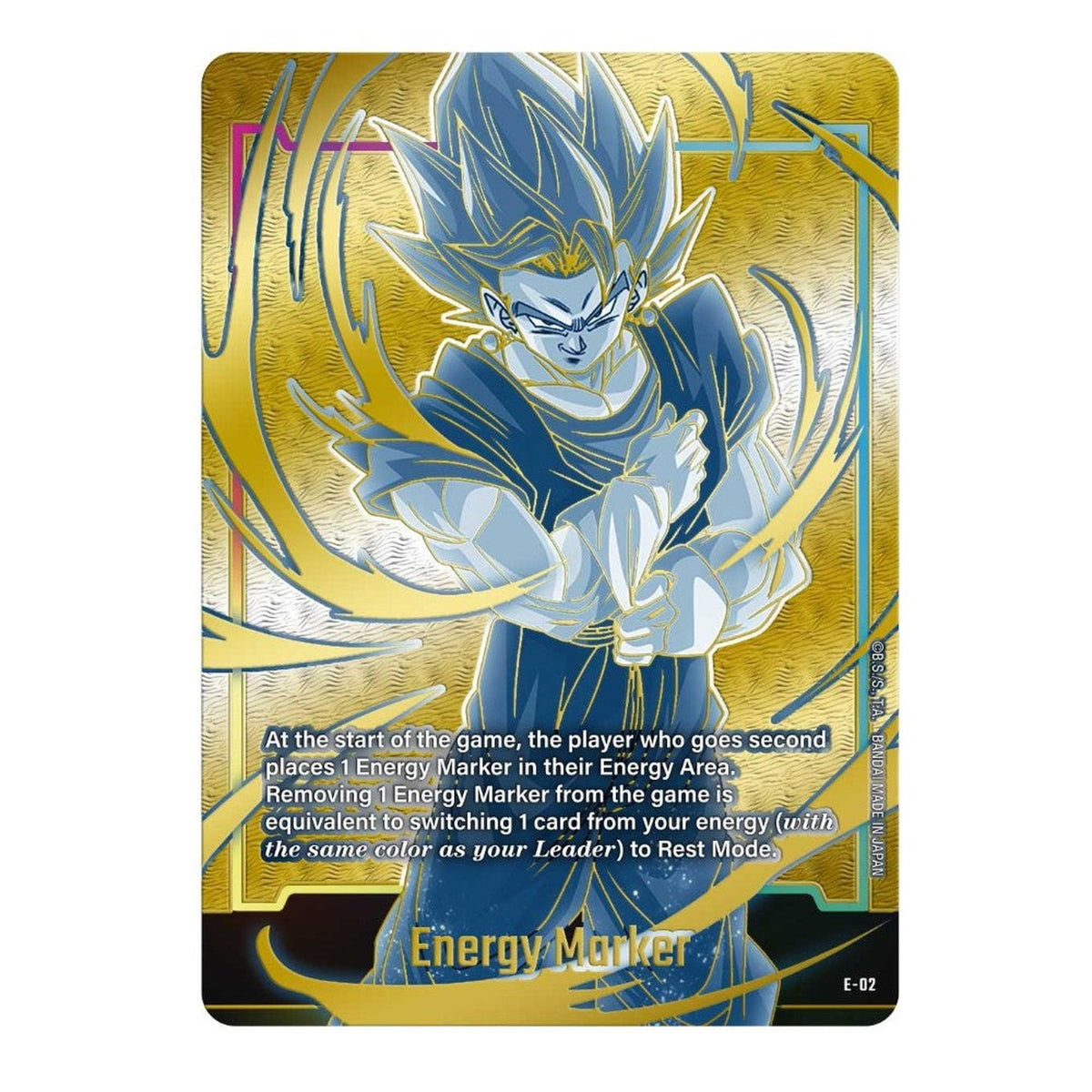 Dragon Ball Super TCG Energy Marker Gold Foil Collectible