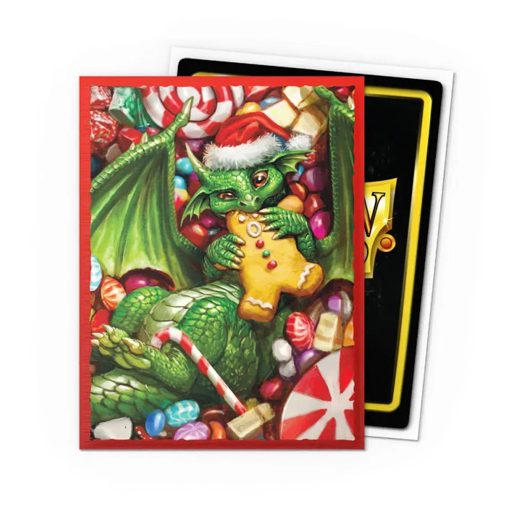 Brushed Art TCG card sleeves for holiday gaming