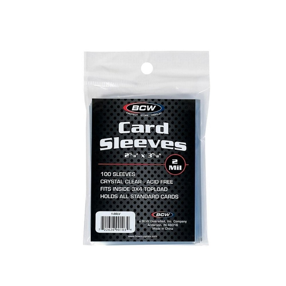 BCW-Standard-Card-Sleeves-100-Count-front-view