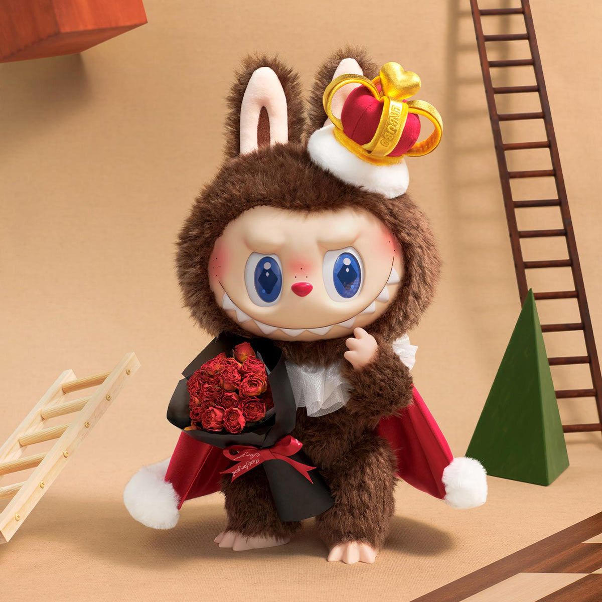 Pop Mart - THE MONSTERS LABUBU Let&#39;s Checkmate Vinyl Plush Doll