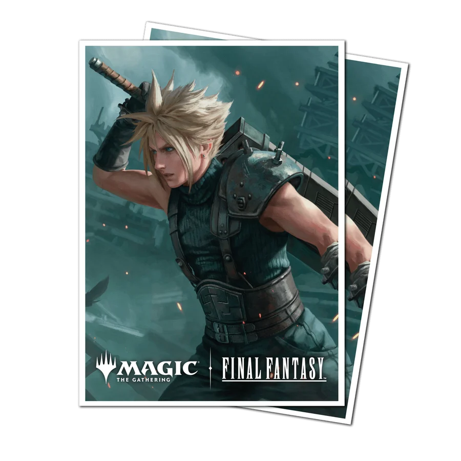Ultra Pro Magic: The Gathering – Final Fantasy 105ct Apex Deck Protectors – Cloud, Planet's Champion