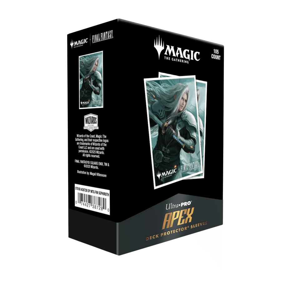 Ultra Pro Magic: The Gathering – Final Fantasy 105ct Apex Deck Protectors – Sephiroth, Planet's Heir