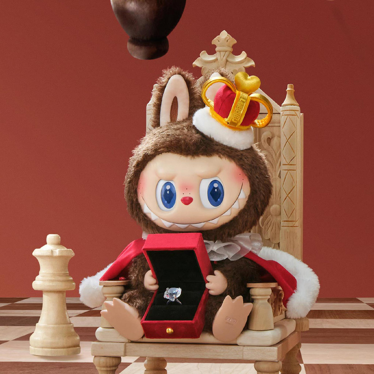 Pop Mart - THE MONSTERS LABUBU Let&#39;s Checkmate Vinyl Plush Doll