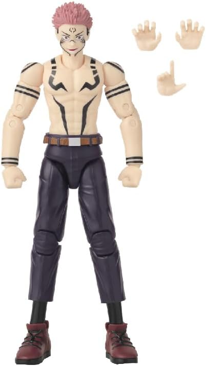 Bandai-Jujutsu-Kaisen-Anime-Heroes-Ryomen-Sukuna-2nd-Action-Figure-Side-View