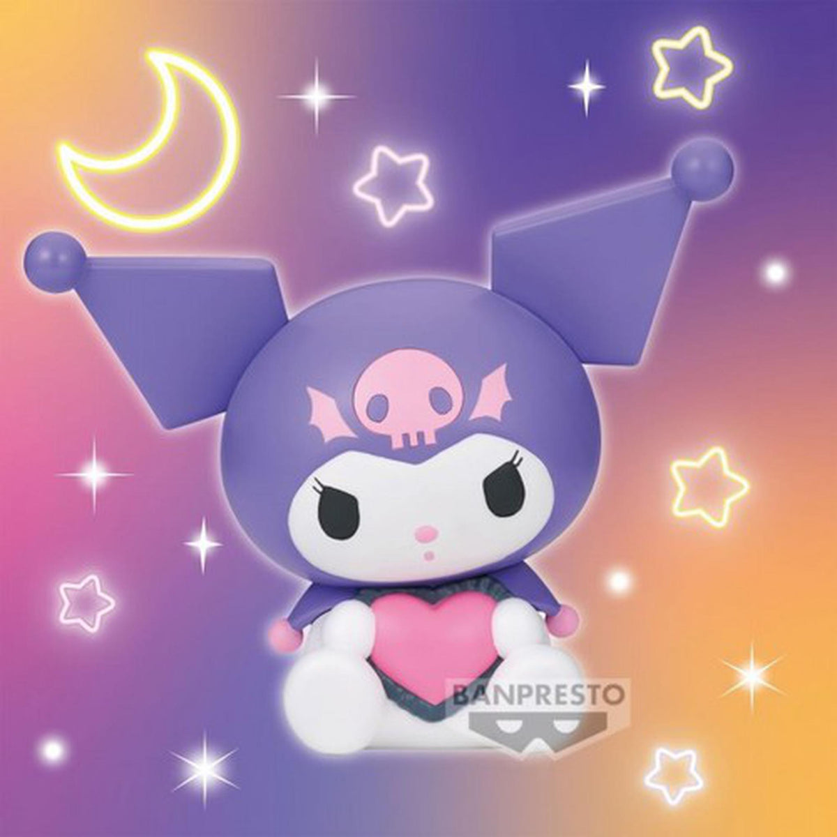 Kuromi Purple Ver. soft vinyl figure from Sanrio&#39;s SOFVIMATES series