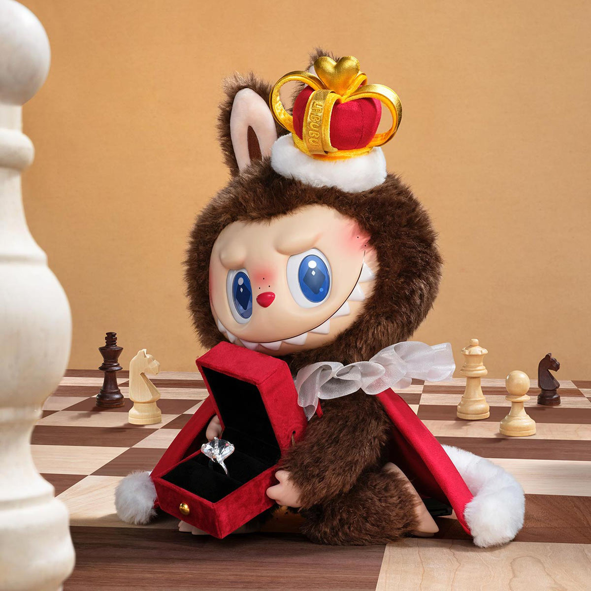 Pop Mart - THE MONSTERS LABUBU Let&#39;s Checkmate Vinyl Plush Doll