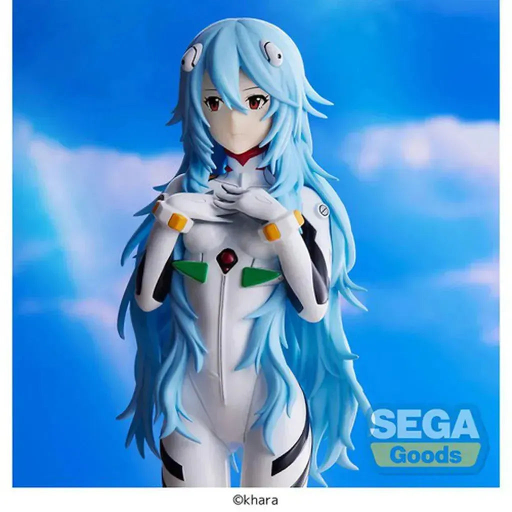 Evangelion: 3.0+1.0 Thrice Upon a Time - Rei Ayanami Long Hair Version Super Premium Statue