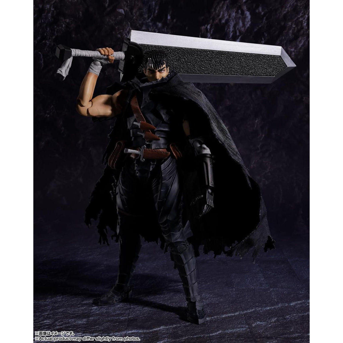 Detailed Guts Berserker Armor collectible figure from Berserk series