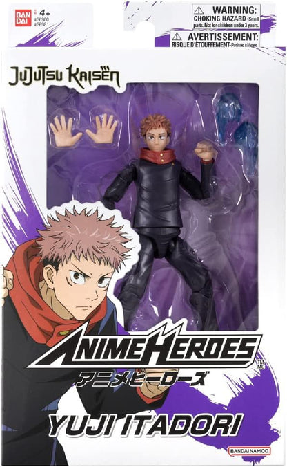Bandai-Jujutsu-Kaisen-Anime-Heroes-Yuji-Itadori-Action-Figure-Dynamic-Pose